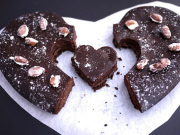 Шоколадный торт на День святого Валентина