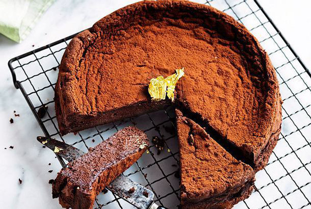 Шоколадный диетический пирог