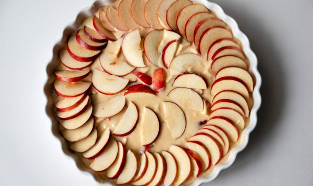 Диетический яблочный пирог