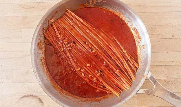 Рецепт спагетти all’assassina в сковороде