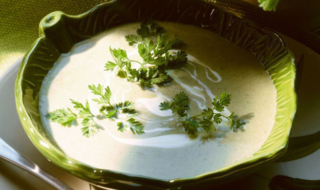 Диетический крем-суп из щавеля