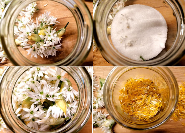 Соль с цветками черемши